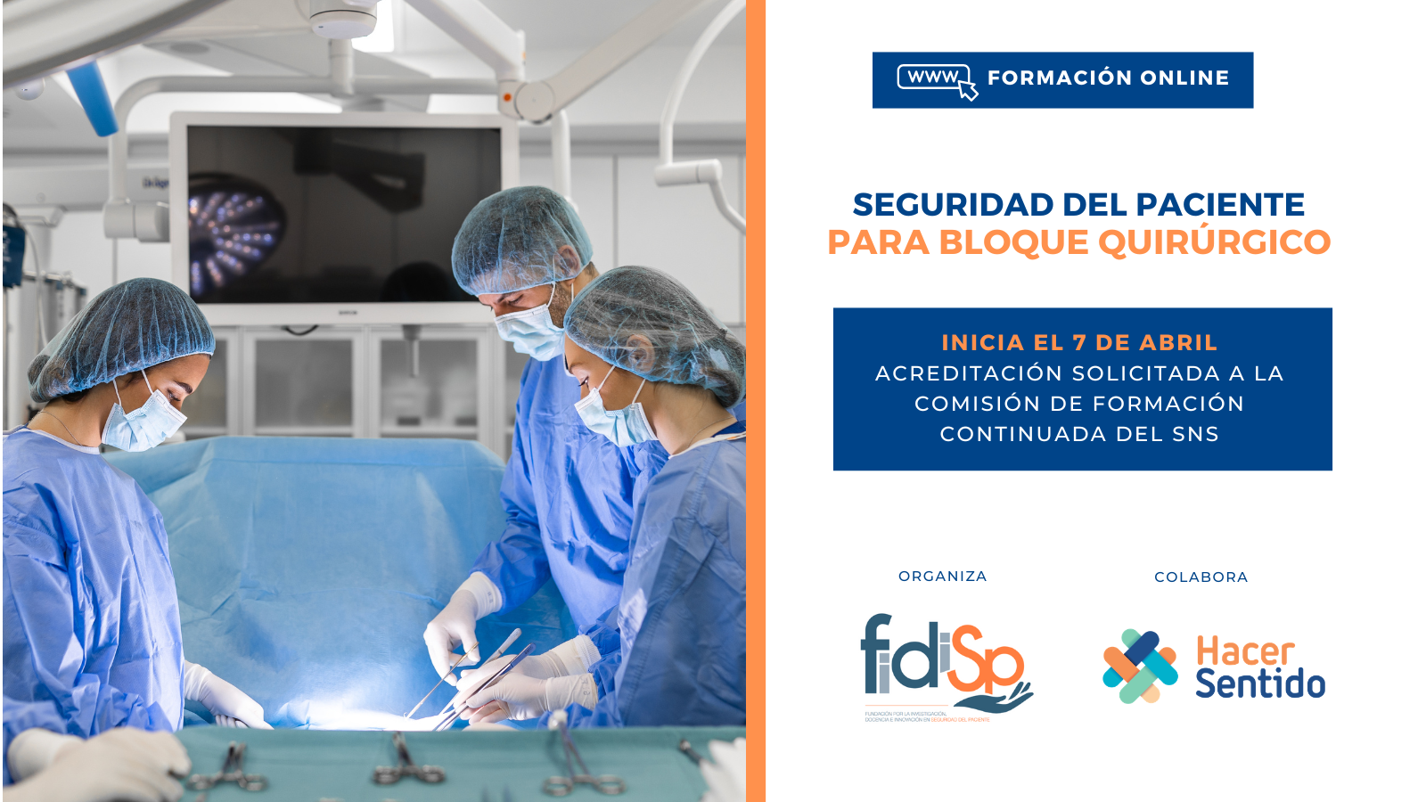 Formación en Seguridad del Paciente para Bloque Quirúrgico 2026